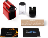 Krups Nespresso Inissia espressomachine - compacte espressomachine voor koffiecapsules, druk van 19 bar, snelle verwarming in 25 seconden, energiebesparende functie, watertank van 0,7 l, rood, model YY5506FD