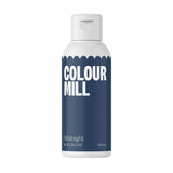 Kleurstof Color Mill Oil Blend Midnight Oil - Kleurstof voor chocolade, fondant, muffins, cakes, bakken, bitterkoekjes - Kleurstof voor het decoreren van taarten - 100 ml