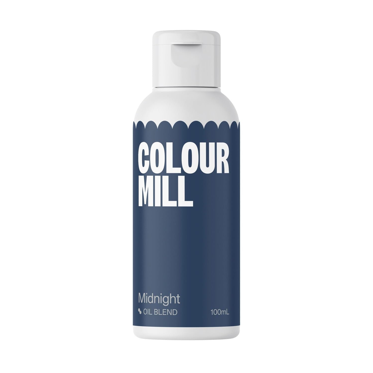 Kleurstof Color Mill Oil Blend Midnight Oil - Kleurstof voor chocolade, fondant, muffins, cakes, bakken, bitterkoekjes - Kleurstof voor het decoreren van taarten - 100 ml