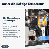 De'Longhi Dedica Style EC 685.B - Espressomachine met portafilter, espressomachine met professionele melkopschuimer, slechts 15 cm breed, voor gemalen koffie of ESE-capsules, 1 l watertank, zwart
