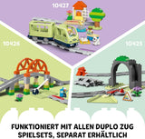 LEGO DUPLO Interactieve avonturentrein voor de stad, speelset met licht en geluid voor rollenspel, waarmee 2-jarigen sporen kunnen bouwen, educatief speelgoed voor kleuters 10427 Bouwsets Besuche in LEGO-Store