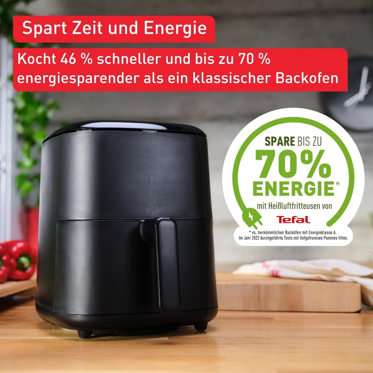 Tefal Easy Fry Max EY2458, 5 liter, Heteluchtfriteuse, 10 automatische kookprogramma's, digitaal touchscreen Apparaten Naty Shop
