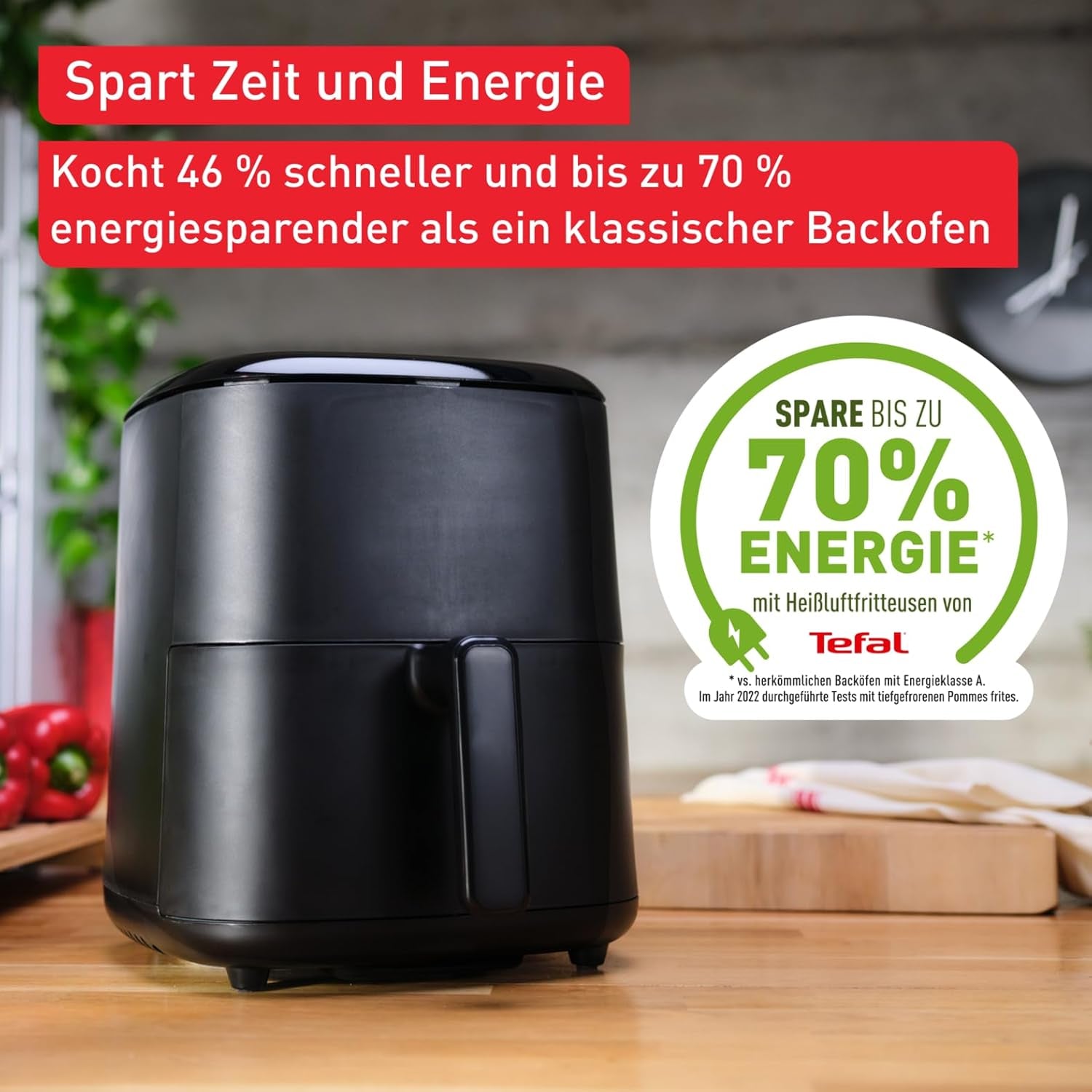 Tefal Easy Fry Max EY2458, 5 liter, Heteluchtfriteuse, 10 automatische kookprogramma's, digitaal touchscreen Apparaten Naty Shop