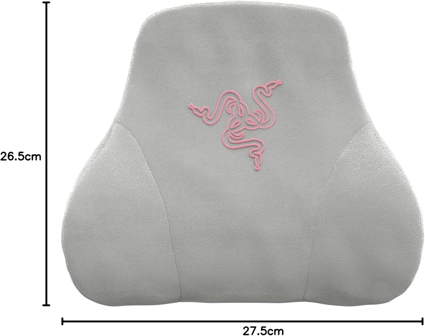 Razer-hoofdkussen - nek- en hoofdkussen voor gamingstoelen (ergonomisch ontwerp, traagschuim, zachte zwarte fluwelen hoes) Quartz Naty Shop standaardkussens