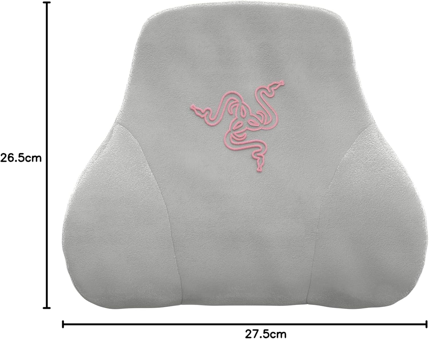 Razer-hoofdkussen - nek- en hoofdkussen voor gamingstoelen (ergonomisch ontwerp, traagschuim, zachte zwarte fluwelen hoes) Quartz Naty Shop standaardkussens