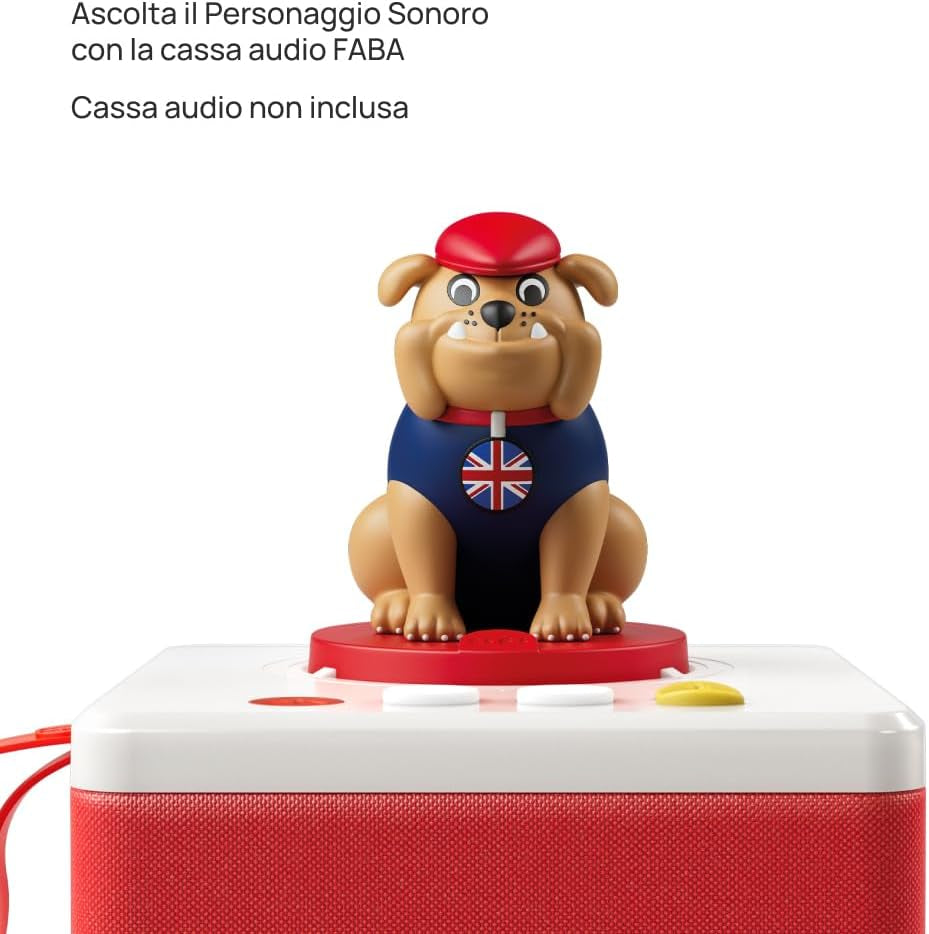 Geluidsfiguur - Happy English - muziek en liedjes in het Engels - speelgoed met educatieve inhoud, Italiaanse versie, jongens en meisjes van alle leeftijden Babyspeelgoed Naty Shop