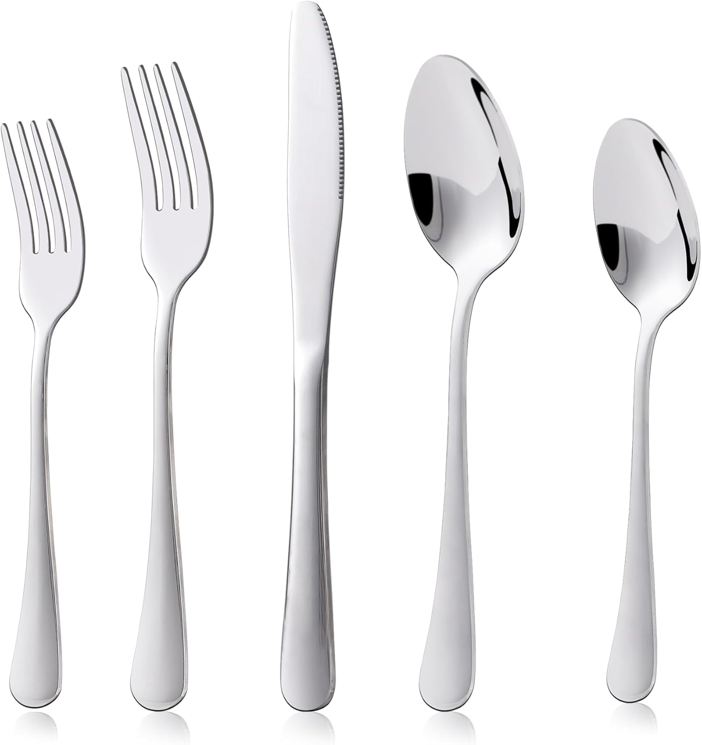 Kitchenboss bestekset voor 6 personen: Bestekset 20 of 30 delig Kitchen Naty Shop Zilver 20 delig