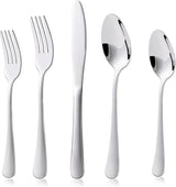 Kitchenboss bestekset voor 6 personen: Bestekset 20 of 30 delig Kitchen Naty Shop Zilver 20 delig