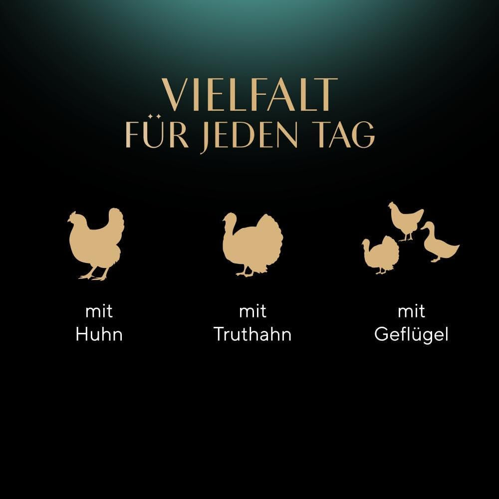 Sheba Portiezakjes Nat kattenvoer, vers en fijn kalkoen- en kipgelei multipack, 6x6x50g - Hoogwaardig kattenvoer met kalkoen en kipgelei