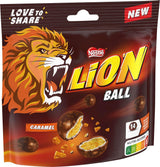 Pak Nestlé-balletjes met melk, wit, Caramel Lion (3 x 130 g)