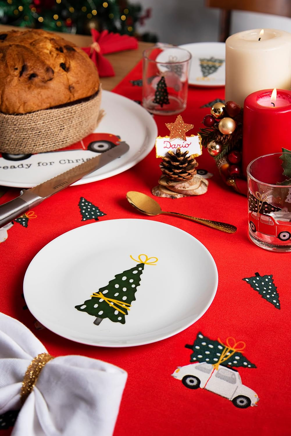 Excelsa Ready for Christmas Tellerservice, 18-delig