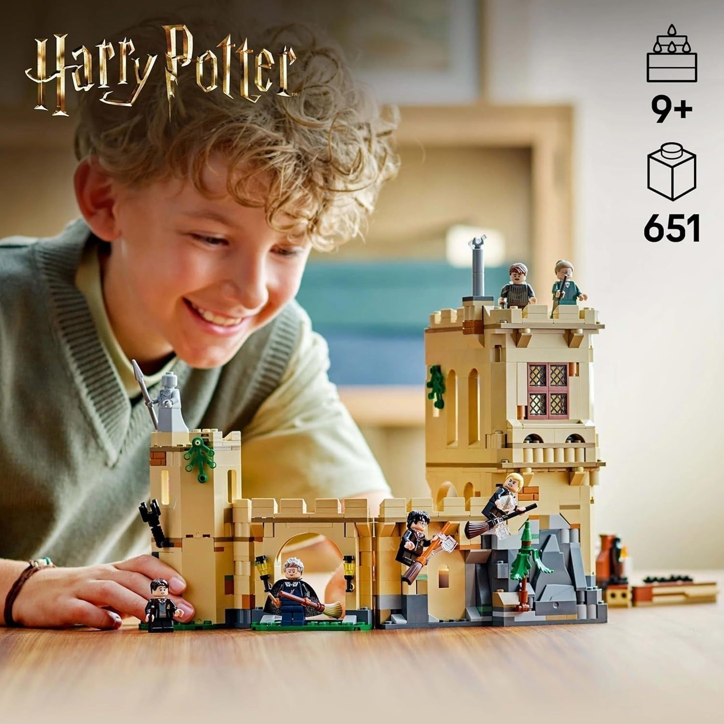 Kasteel Zweinstein LEGO Harry Potter: Vlieglessen Avontuurspeelset met 6 minifiguren om te verzamelen, waaronder Draco Malfidus en Professor Anderling Rollenspelset voor jongens en meisjes, 9 jaar oud 76447 Bouwsets Besuche in LEGO-Store