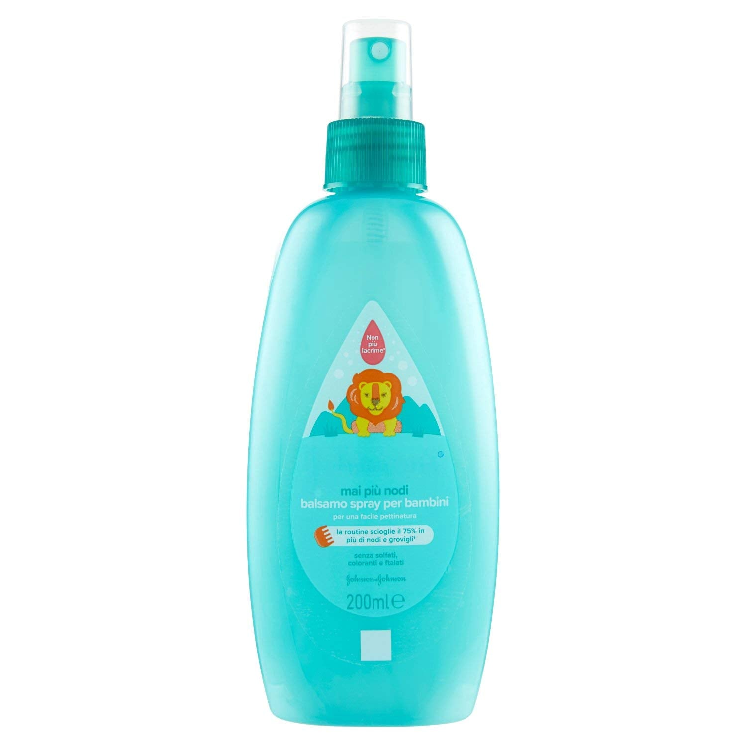 Spray voor kinderen, geen knopen, ontwarrend, geen tranen, ook voor lang of krullend haar, 200 ml Naty Shop haarontwarrende producten 200 Ml (1 pakje)