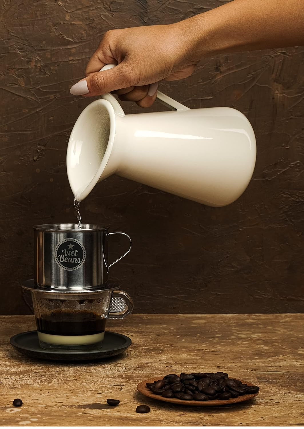VietBeans KEO - Schokoladiger Kaffee – Ganze Kaffeebohnen - Geröstet in boter, whisky en rum - Intensieve Schoko-Geschmack - Aroma: Schokolade - 250g