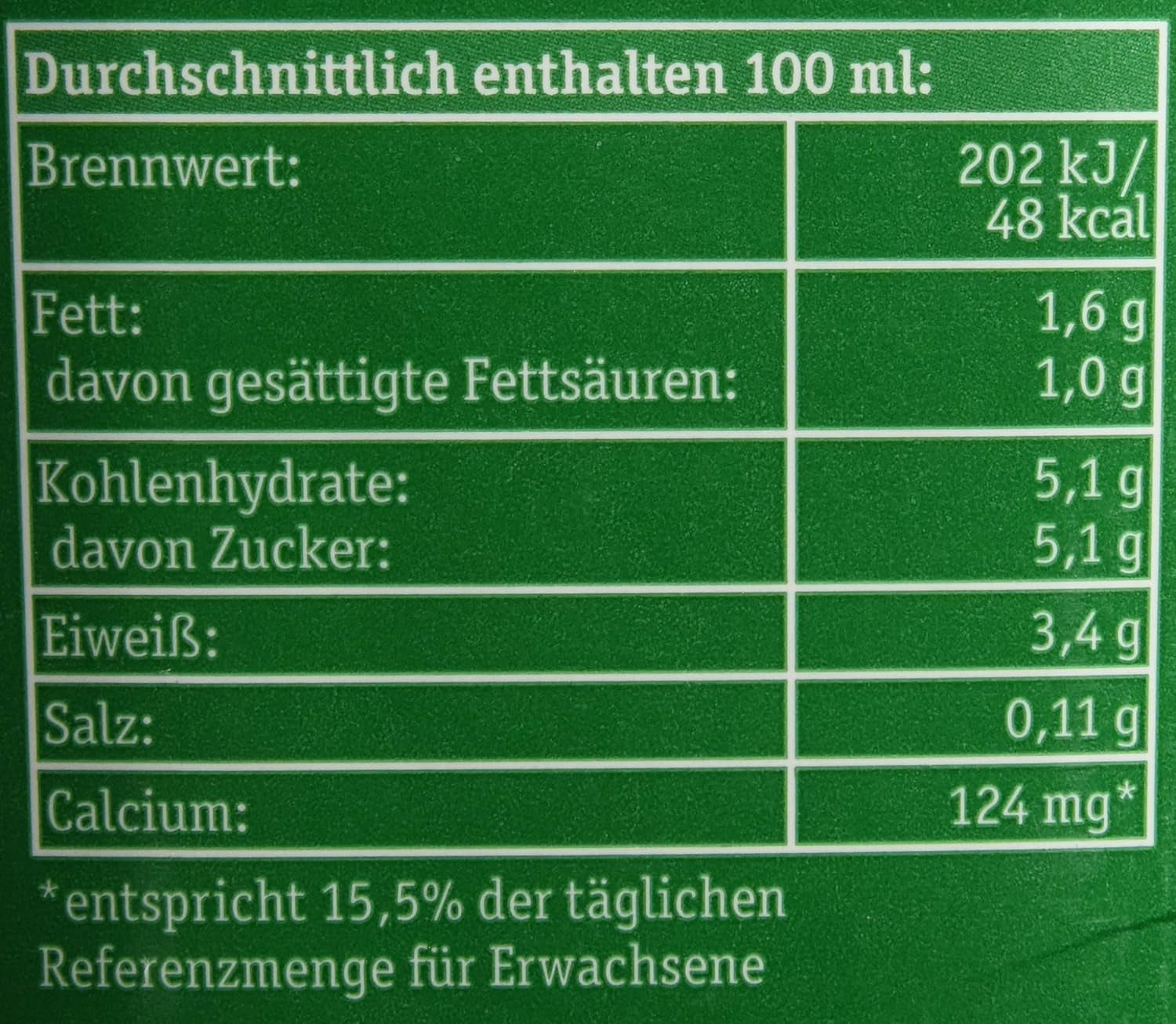 Berchtesgadener Land Haltbare Bergbauern-Milch, 1,5% Fett, 12er-pakket (12 x 1 l)
