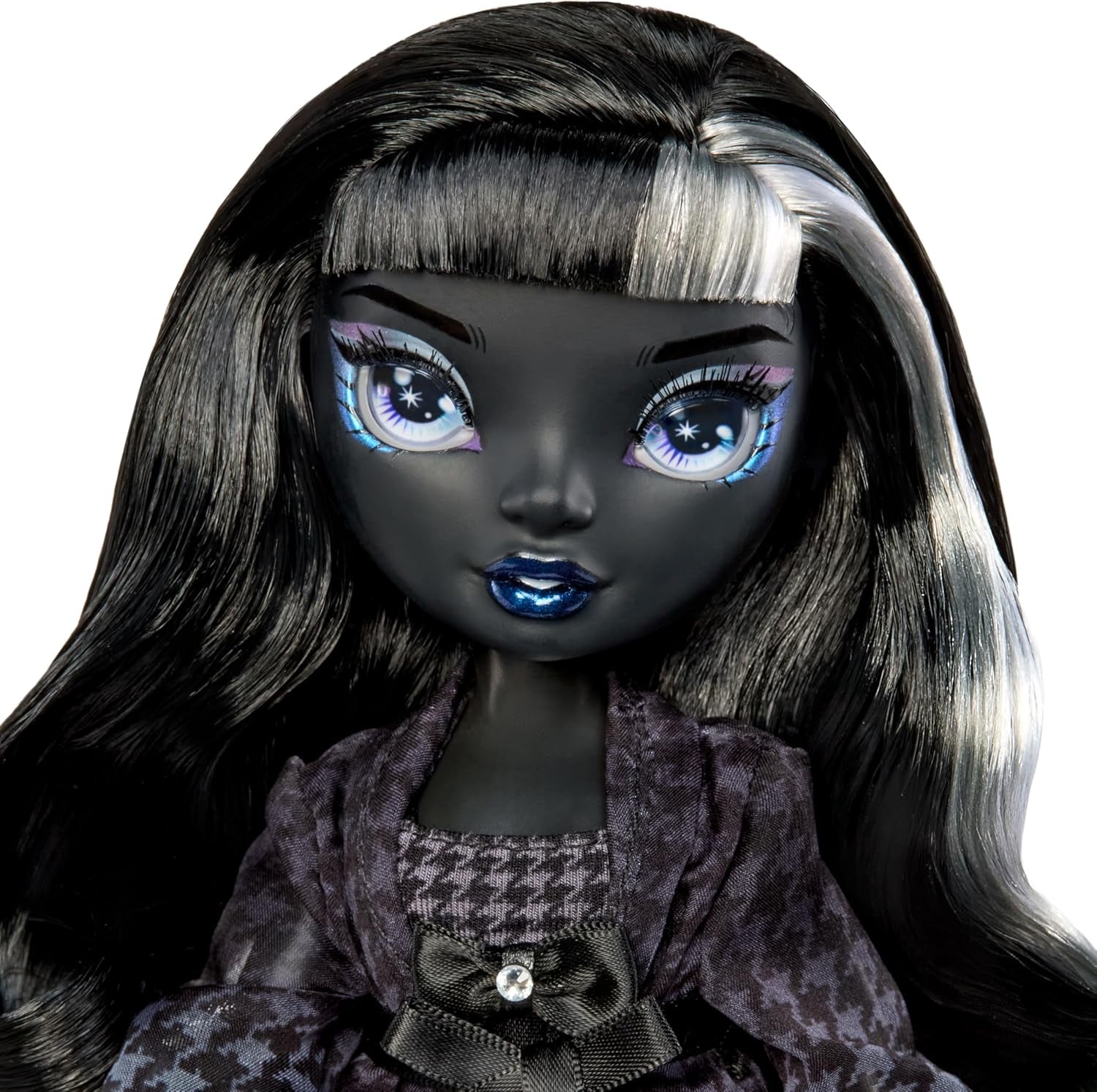 Rainbow High Shadow High Girl's Night - Shanelle Onyx - 28 cm modepop in grijstinten, zwart haar en outfit met accessoires en kam - Voor verzamelaars en kinderen vanaf 6 jaar