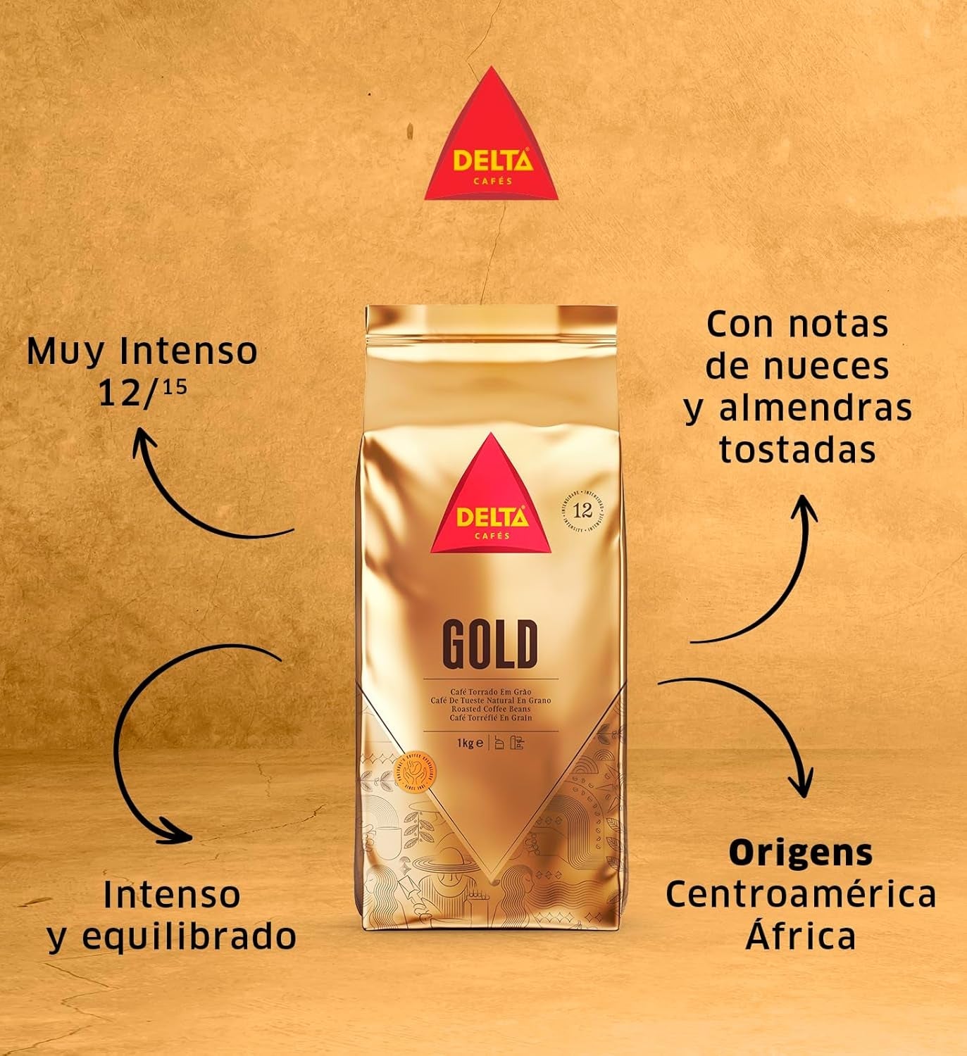 Delta GOLD koffiebonen (1kg)