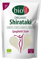 Bioasia Bio Shirataki Spaghetti – Nudeln aus aus Bio-Konjakmehl – ​​​​Mit nidrigem Kaloriengehalt – Zucker-, vet- en glutenvrij (1 x 270 g)