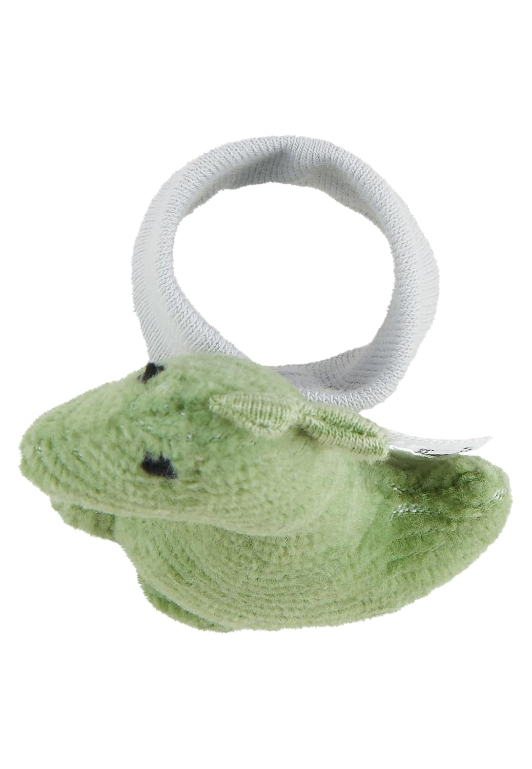 Sterntaler Dino Rexi Armrammelaar - Babyrammelaar van zacht zacht koord - Babyhandrammelaar met elastische band - Babyspeelgoed om te spelen, knuffelen en rammelen, Steengroen babyspeelgoed Naty Shop
