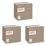 , Papieren wegwerpservetten, Ideaal voor hapjes en cocktails, Verpakking van 100 servetten, Afmeting 24X24 gevouwen in 4, 2 lagen, Kleur Turtledove, 100% puur cellulosepapier, Fsc-gecertificeerd