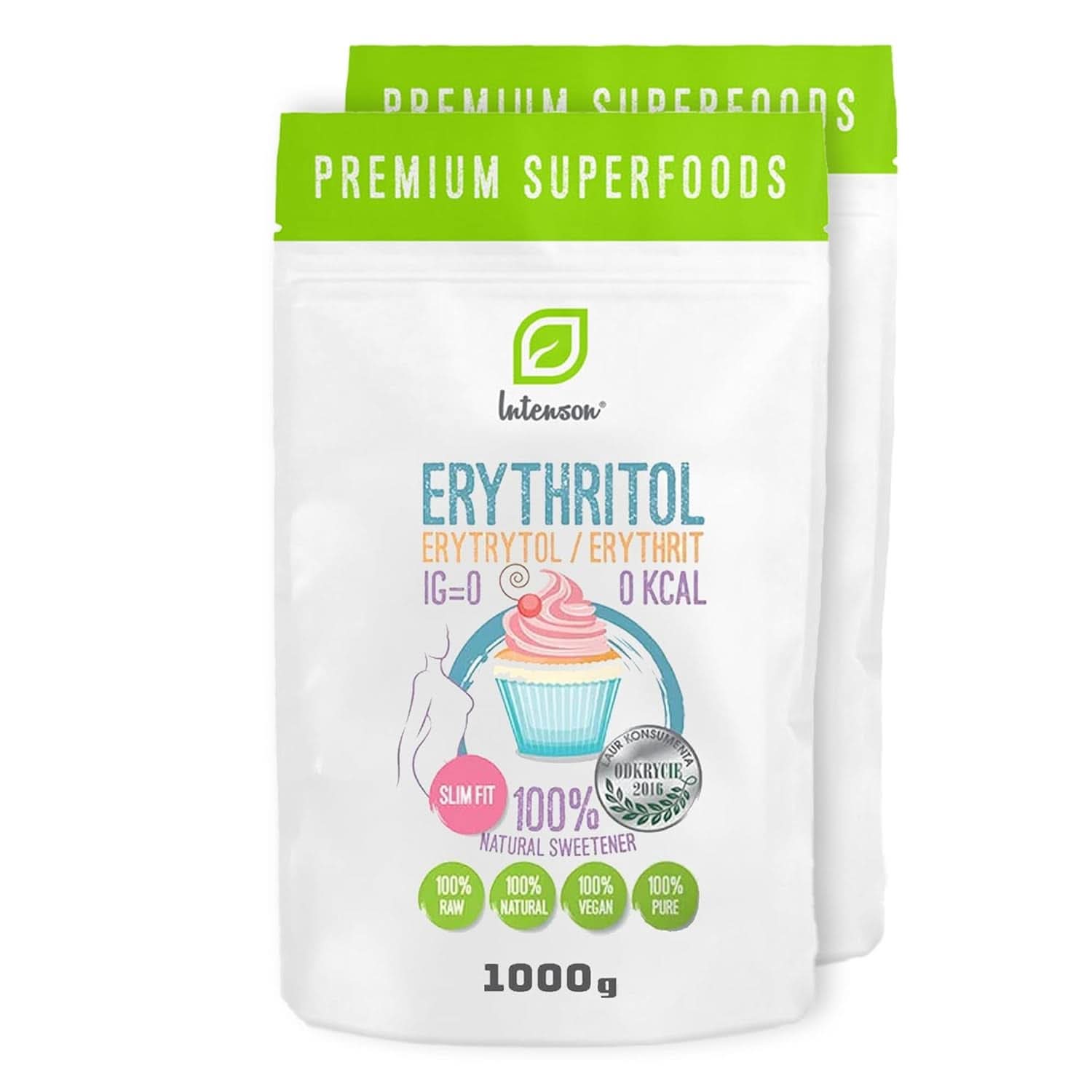 Erythritol - Natuurlijk suikeralternatief, 2 Kg Zoetstoffen Naty Shop