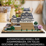 LEGO Architecture Kasteel van Himeji, modelbouwset voor volwassenen, Landmark-collectie, waaierset voor creatief tuinieren en Japanse cultuur met kersenbloesemboom, cadeau voor hem en haar 21060 bouwsets Besuche in LEGO-Store