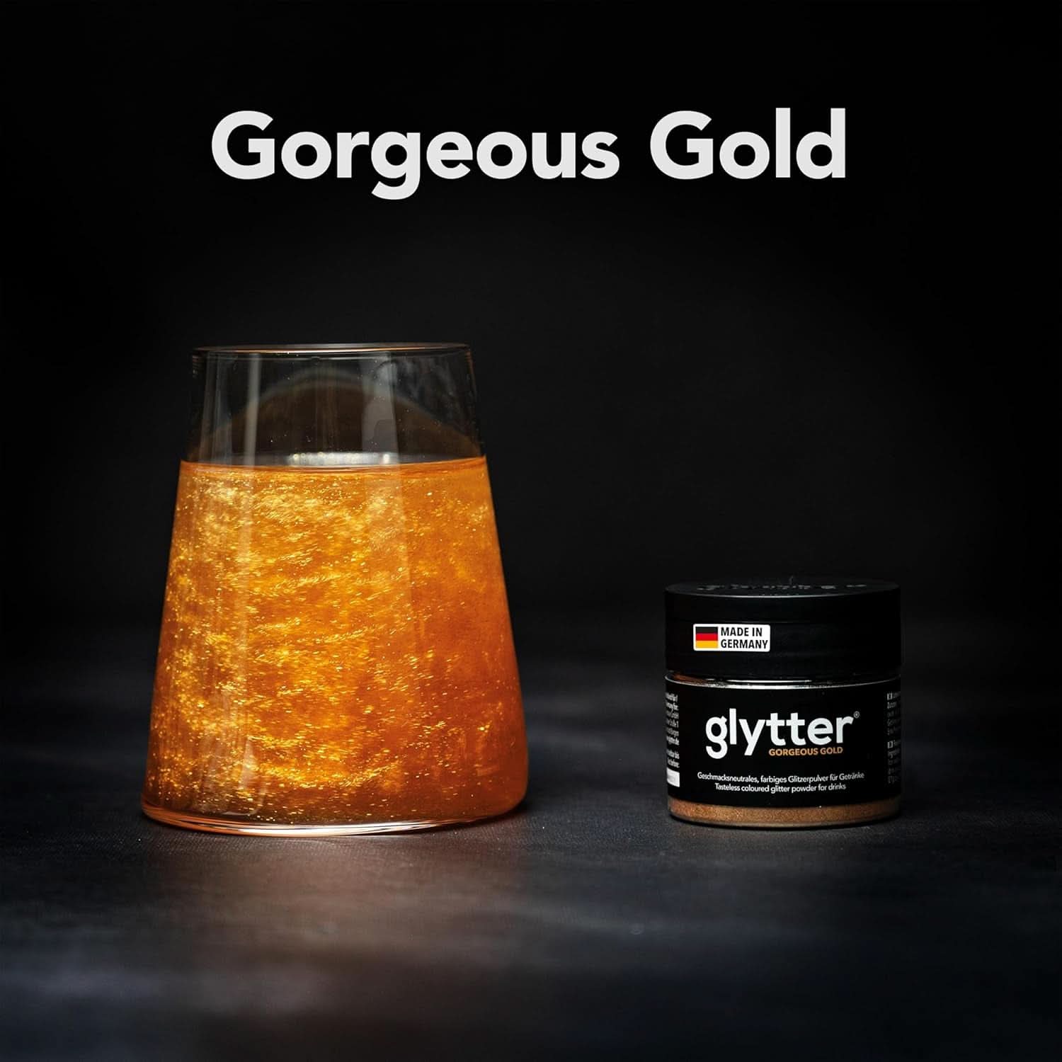 Glytter, Eetbare Glitter voor drankjes en vloeistoffen, 10 gram Glitter Naty Shop