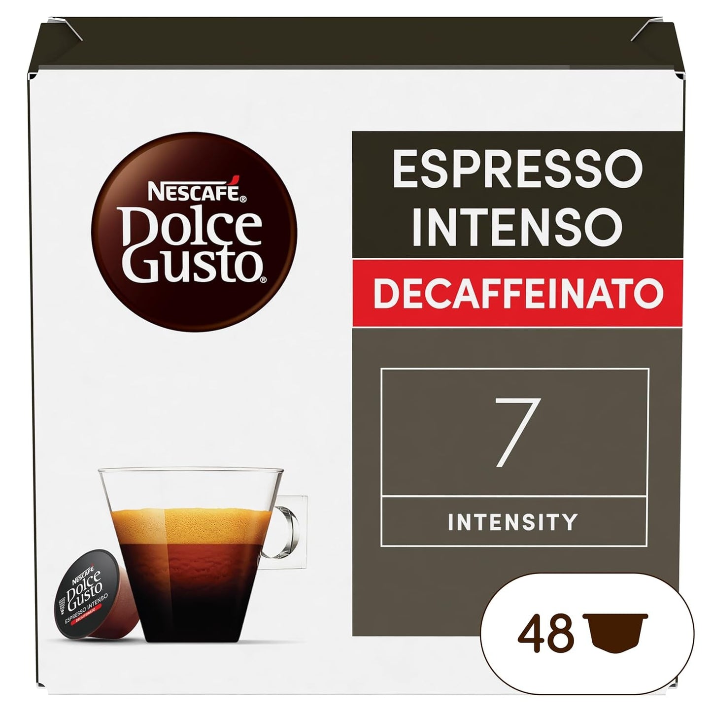 Nescafé Dolce Gusto Café Dolce Gusto Espresso Intenso Besch. | Nestle Pack 3 Kisten Mit 18 Kapseln,Die Jewells 16 Einheit (3er-pakket)