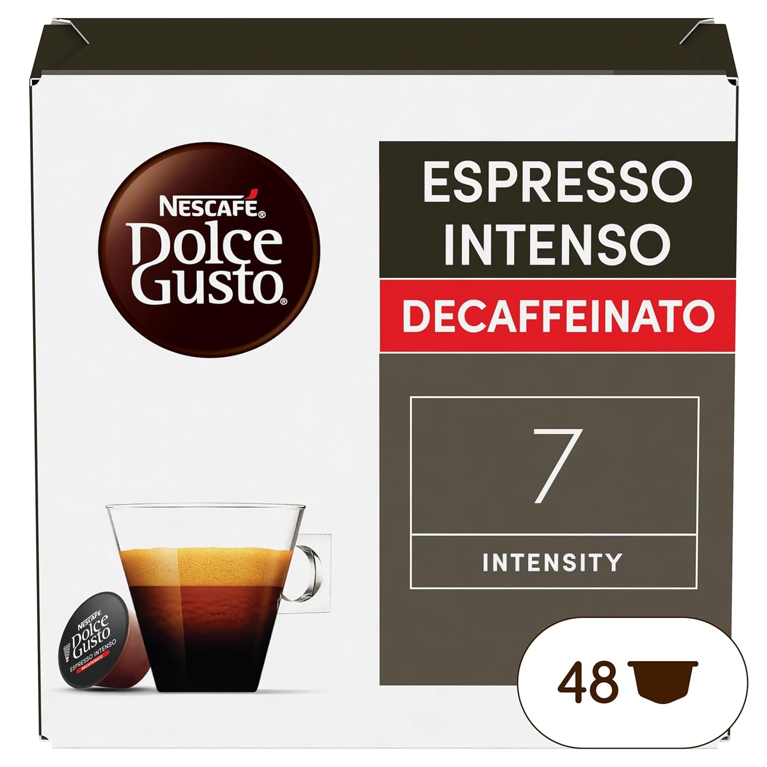 Nescafé Dolce Gusto Café Dolce Gusto Espresso Intenso Besch. | Nestle Pack 3 Kisten Mit 18 Kapseln,Die Jewells 16 Einheit (3er-pakket)