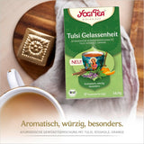 Yogi Tea - Tulsi Serenity Biologische Kruiden Ayurvedische Thee Natuurlijk Cafeïnevrije Tulsi Blend "Heilige" Basilicum Zoethout & Oranje Yogi Thee 3 Pack 3X17 Theezakjes (51 Theezakjes)