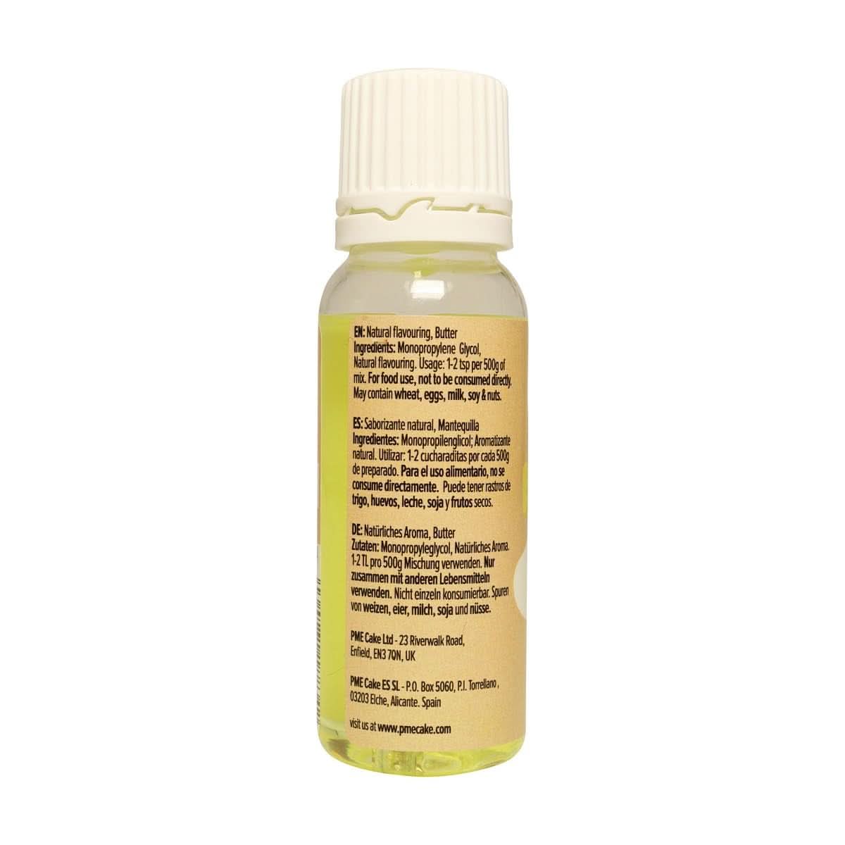 100% natuurlijke botersmaak, 25 ml Aromas Naty Shop