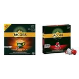 Jacobs Kaffeekapseln Guten Morgen XL Intense - 10er Pack (10 x 20 Getränke) & Kaffeekapseln Lungo Classico, Intensität 6 van 12, 20 Nespresso®* compatibele Kapseln, 10 x 20 Getränke