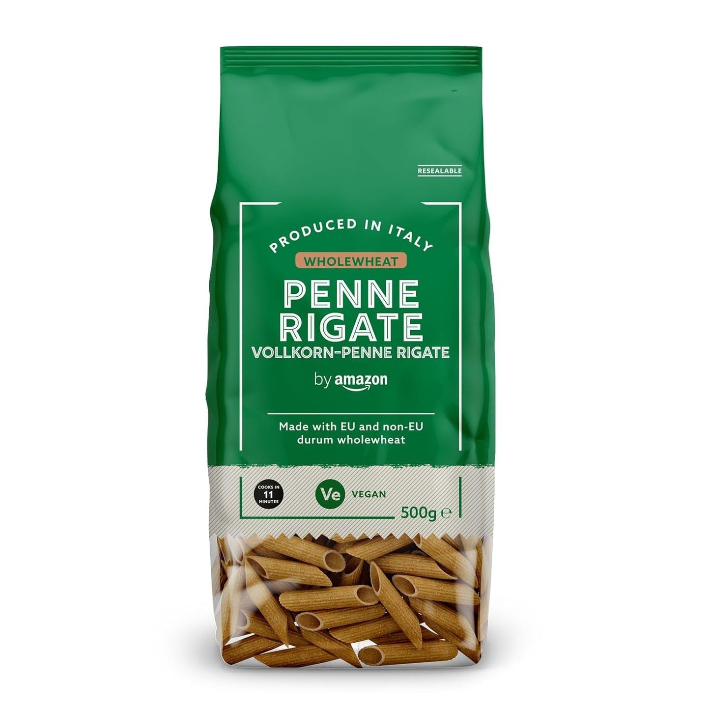 Volkoren Penne Rigate van Amazon, 500g