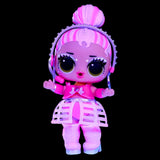 L.O.L. Verrassing! Neon Pop Stars Tots - 1 Black Light Magic Surprise-pop, blinde omslagdoek, 7 verzamelpoppen, elk met neonstickers en accessoires, cadeau voor kinderen 4+ Naty Shop-poppen
