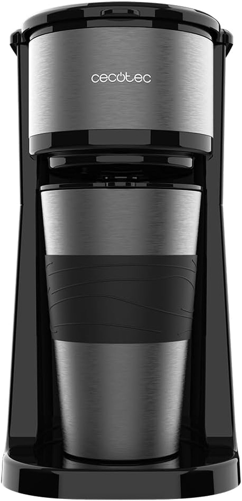 Cecotec Coffee 66 Drop & Go espressomachine met thermische karaf, 700 W, inhoud 420 ml, afgesloten uitloop, permanent- of papieren filter, automatische uitschakelfunctie, container met venster