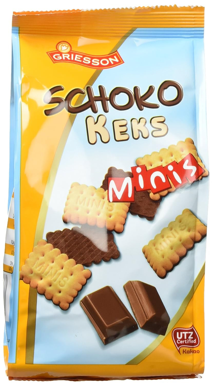 Griesson Chocolade Minikoekjes, 12 stuks (12 zakjes x 125 g)