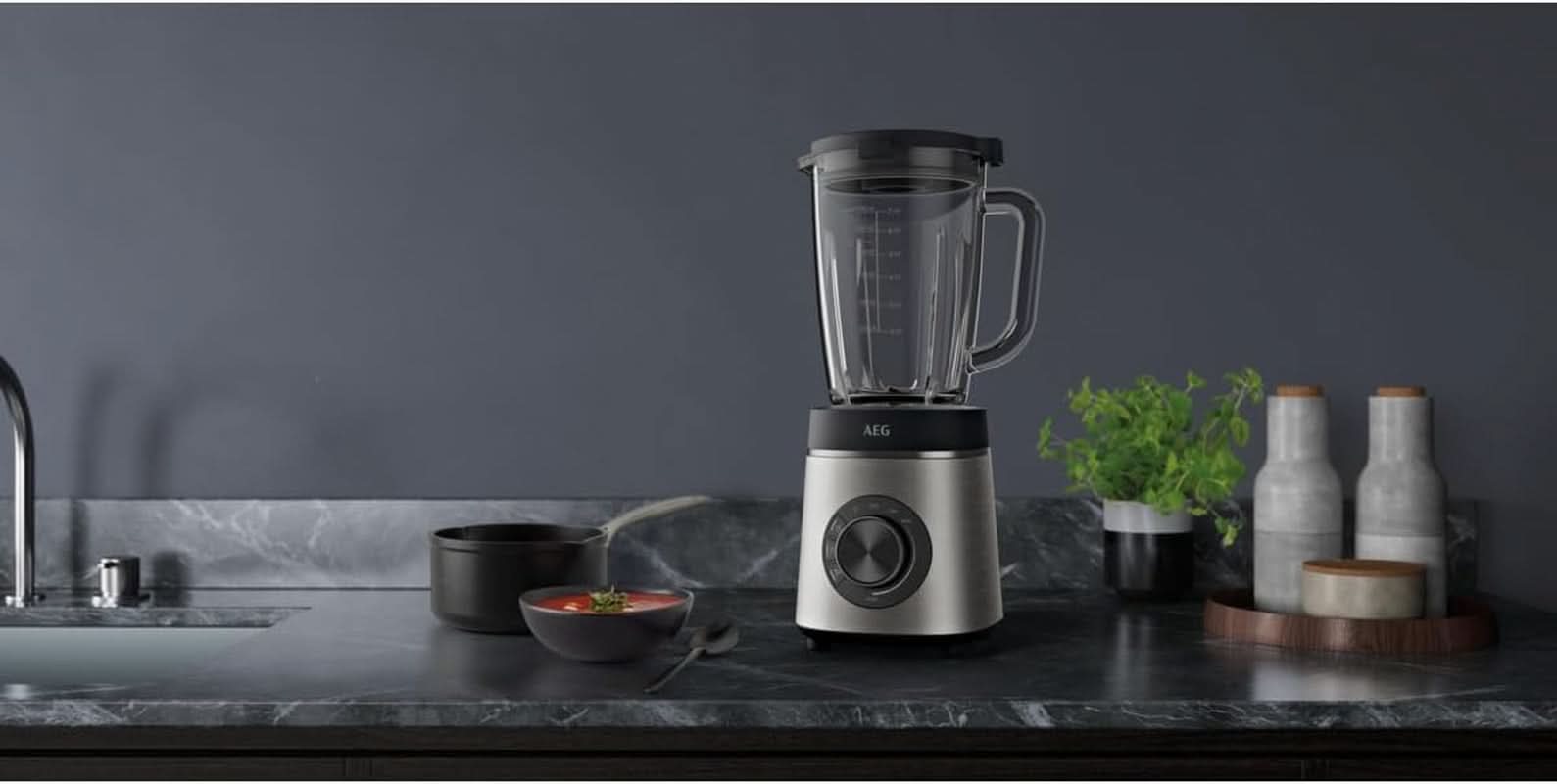 AEG TB6-1-6S STAND MIXER / Snelheidsregelaar 3 Programma's Smoothie ICE Functie Keuken Naty Shop
