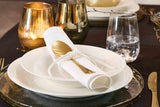 Ritzenhoff & Breker Sofia Tafelservice 12-teilig, Speiseteller (26 cm) en Suppenteller (22 cm) voor 6 personen, Tafelset met feinem Rillenrelief, Fine-Dining-Geschirr, Porzellan, Weiß