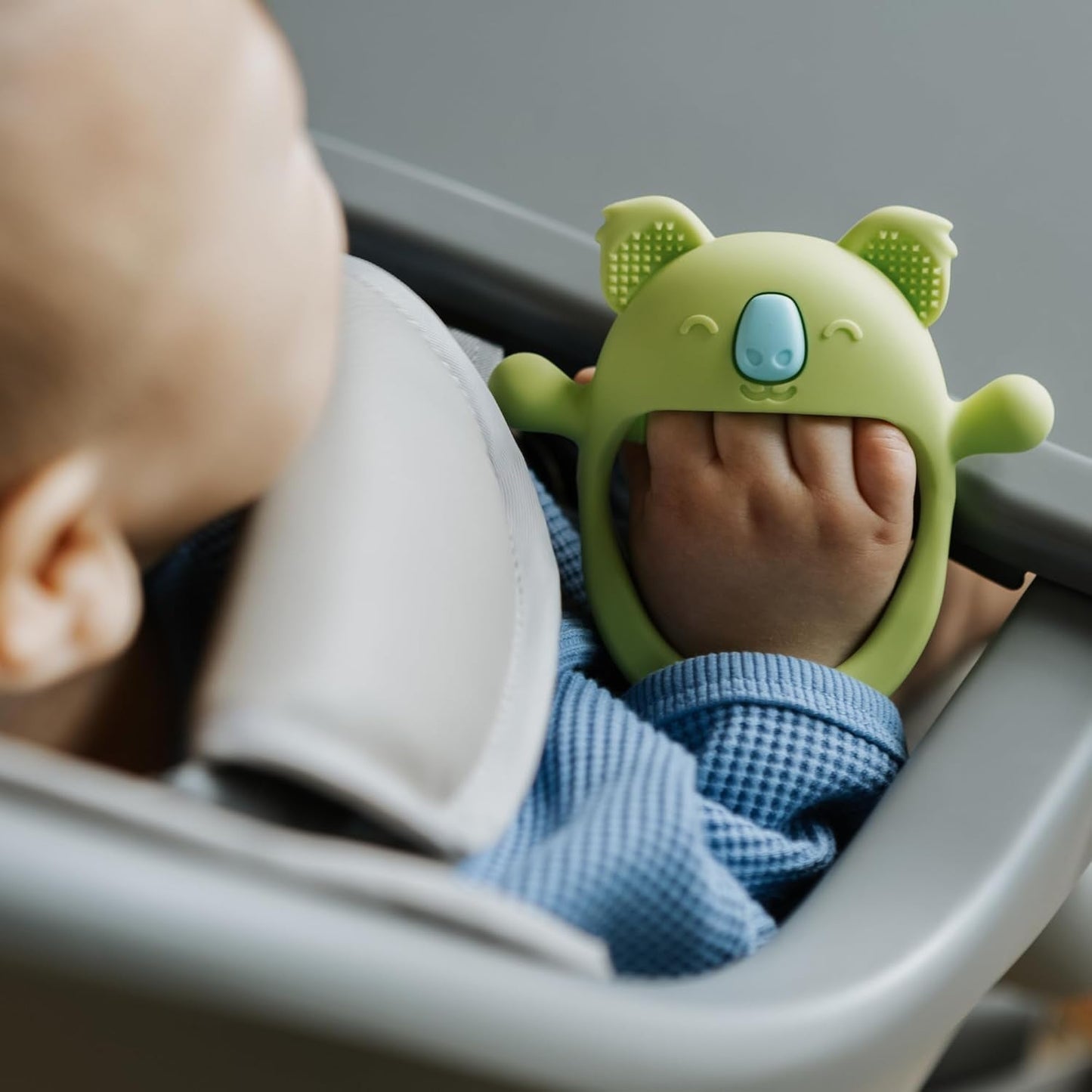 Nuby Tandjeshandschoenen - Siliconen | Koala bijtspeeltje | Zintuiglijk speelgoed | 3+ maanden