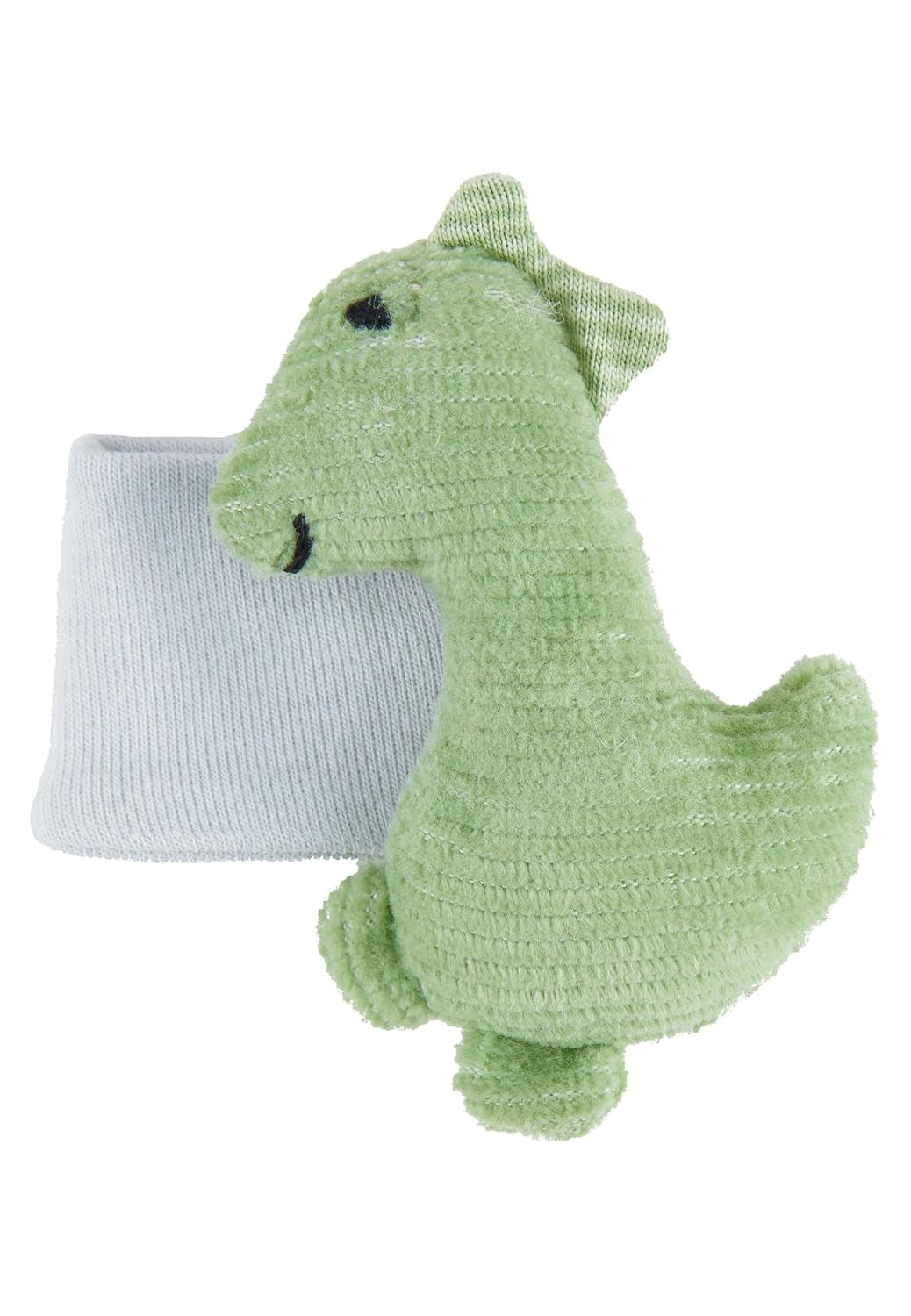 Sterntaler Dino Rexi Armrammelaar - Babyrammelaar van zacht zacht koord - Babyhandrammelaar met elastische band - Babyspeelgoed om te spelen, knuffelen en rammelen, Steengroen Bebe Naty Shop Toys Standaardtitel