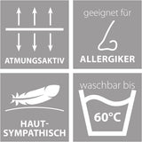 Traumnacht energiebesparende deken - Extra warme winterdeken met een vulgewicht van 1.685 g, 100% microvezel, wasbaar op 60 graden, 135X200 cm, Oeko-Tex gecertificeerd, geproduceerd volgens de Duitse kwaliteitsnorm Spreien en dekbedden Naty Shop
