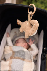 Jollein babyspeeltrein Roarsome - Om op te hangen - Kinderwagenspeelgoed - Babyautostoeltje - Kinderwagenaccessoires - Dino's en bladeren Bebe Toys Naty Shop