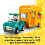 LEGO Animal Crossing Gerd's Caravan & Tuin Rollenspelset Autospeelgoed voor kinderen van 7 jaar oud Meisjes en jongens Cadeau Videogamespeelgoed met dierenfiguren 77054 Bouwsets Besuchen in LEGO-Store