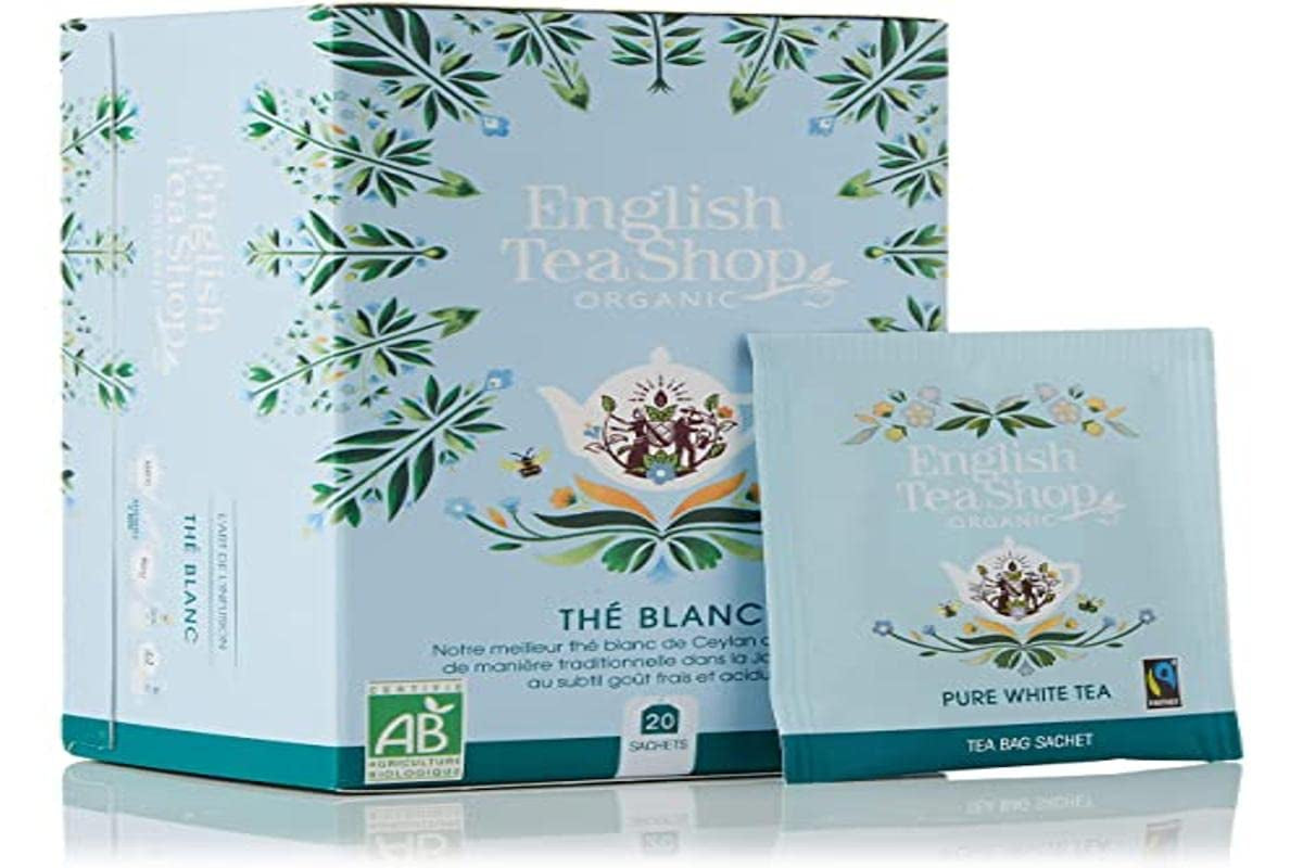 English Tea Shop Pure biologische witte thee - 20 theezakjes
