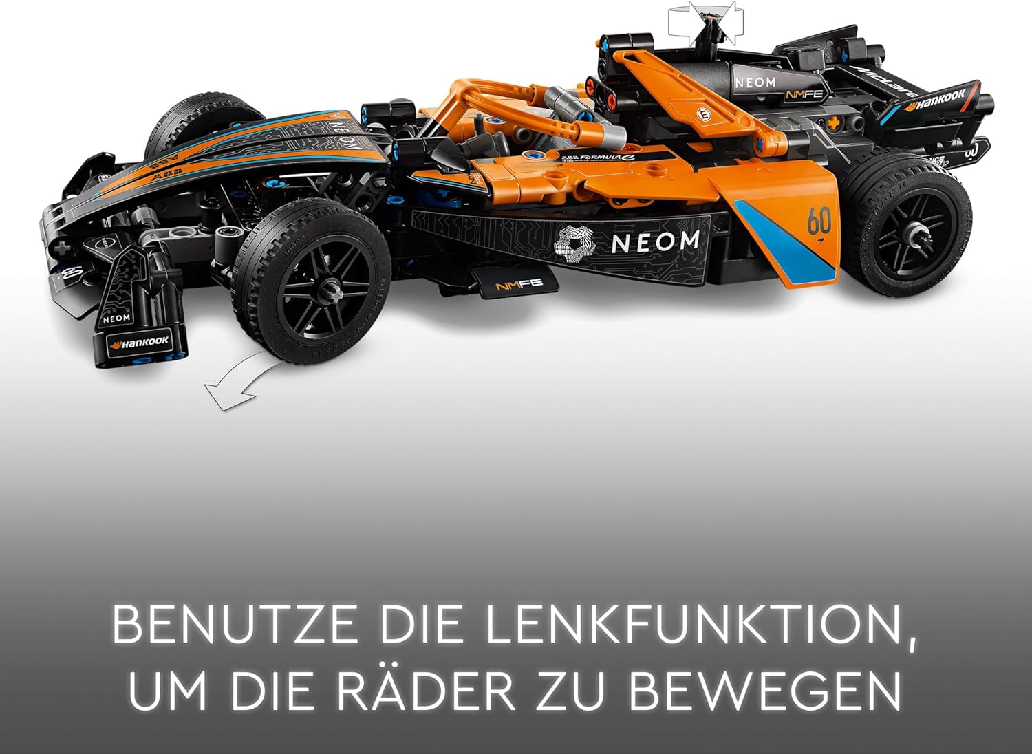 LEGO Technic NEOM McLaren Formule E racewagen, raceauto speelgoed voor 9 jaar oude jongens en meisjes, modelautoset, kinderkamerdecoratie, idee van verjaardagscadeau 42169 Bouwsets bij LEGO-Store