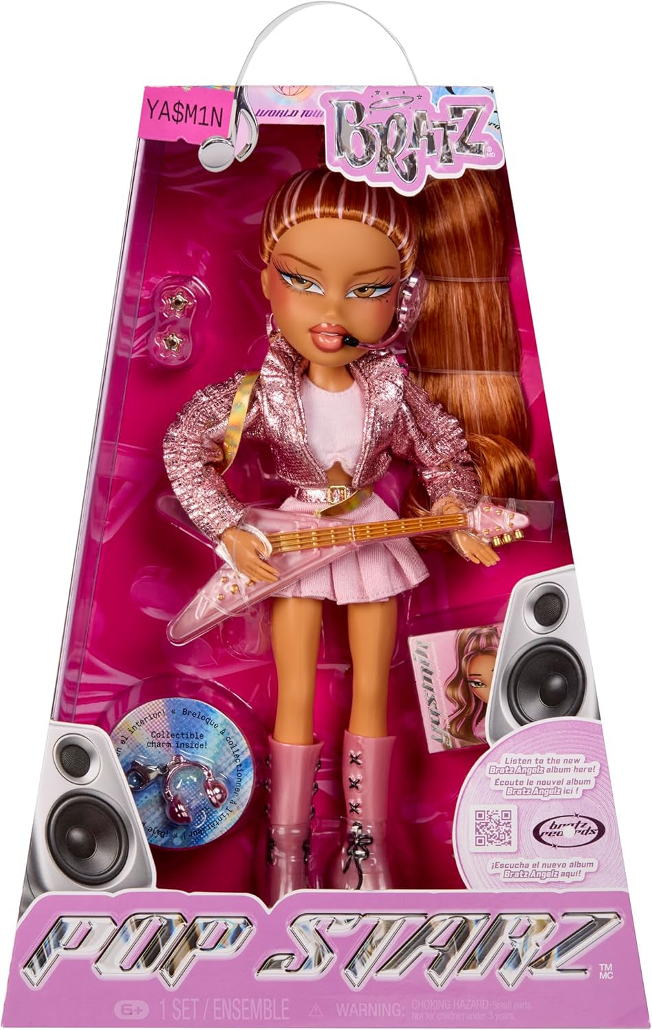 BRATZ Pop Starz Yasmin – Modepop met verzamelbare charme, outfit en muzikale accessoires