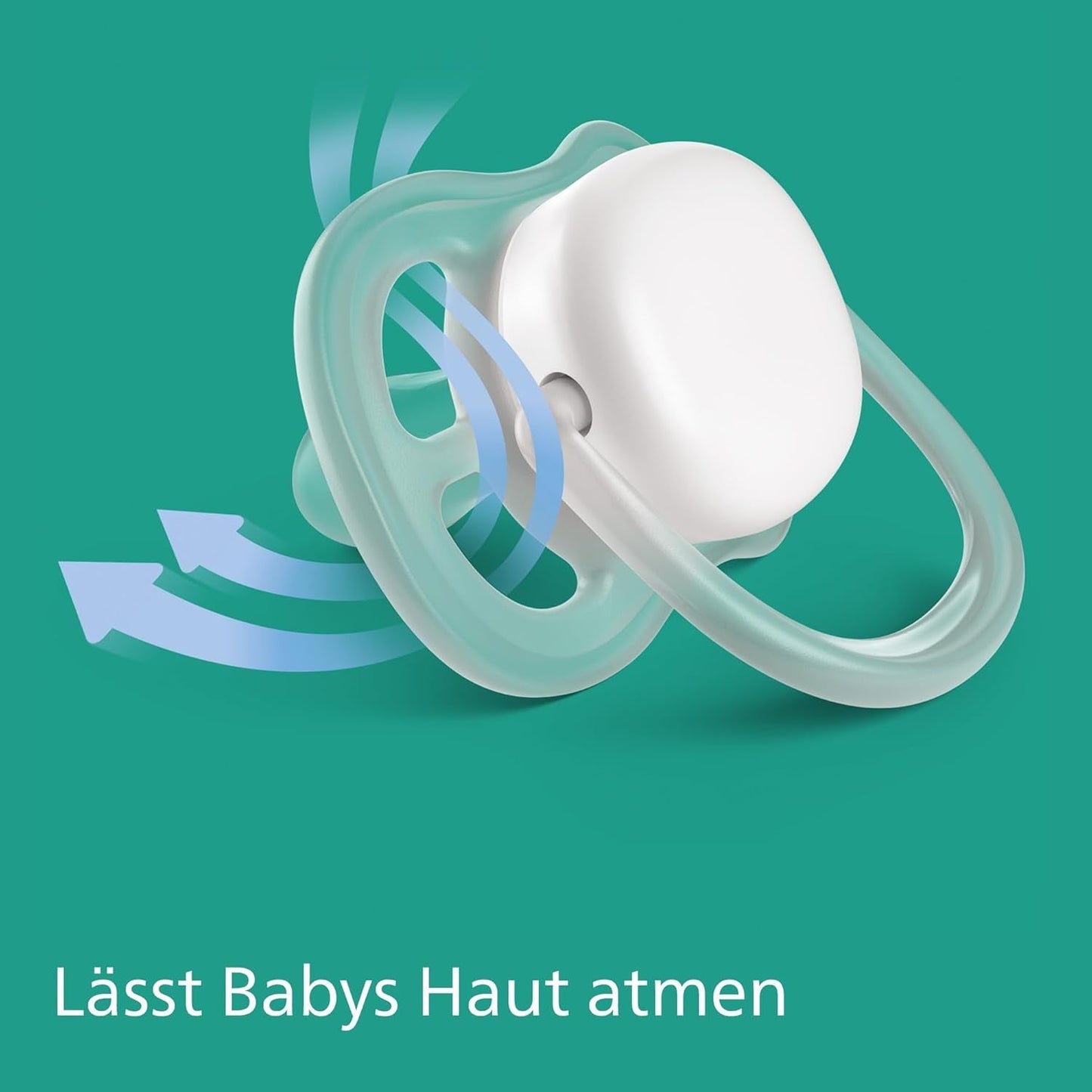 Philips AVENT ultra air-fopspenen - verpakking van 4 BPA-vrije, ademende fopspenen voor baby's van 6-18 maanden, inclusief draagtas en sterilisatie, schildpad-/walvispatroon (model SCF085/66)