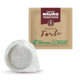 Caffè Mauro Torrefazione Kaffee Kompostierbare Pods, Recyclebare Verpackung, Originele Mischung - 100 stuks - Intensiteit 10/10 - Compatibel met ESE Systeem Papierblokken 44 mm