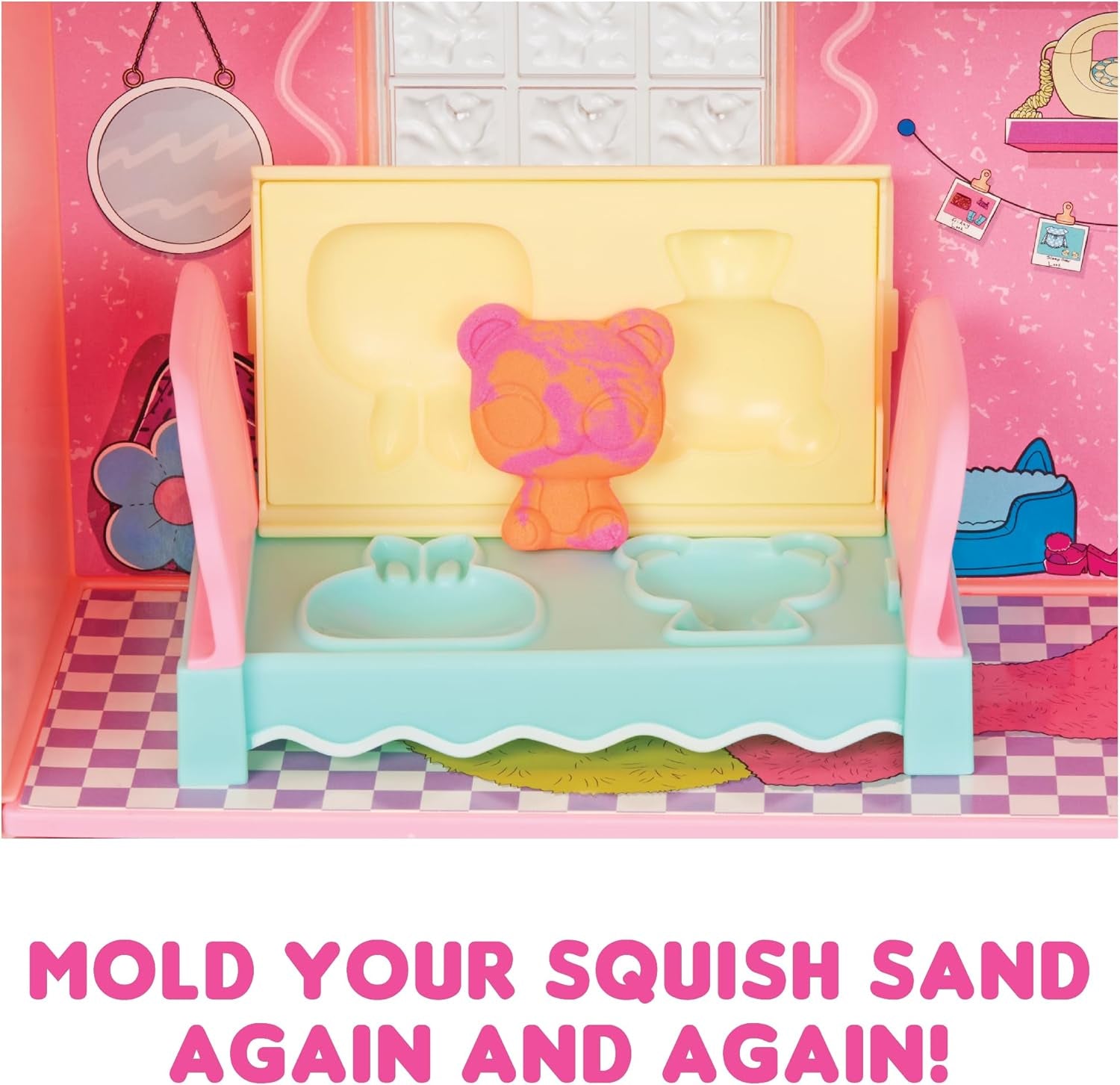 LOL Verrassing! Magisch Huis met Squish Sand en Diva verzamelpop - Speelset met verzamelpop, Squish Sand, verrassingen en accessoires - Ideaal voor meisjes vanaf 4 jaar