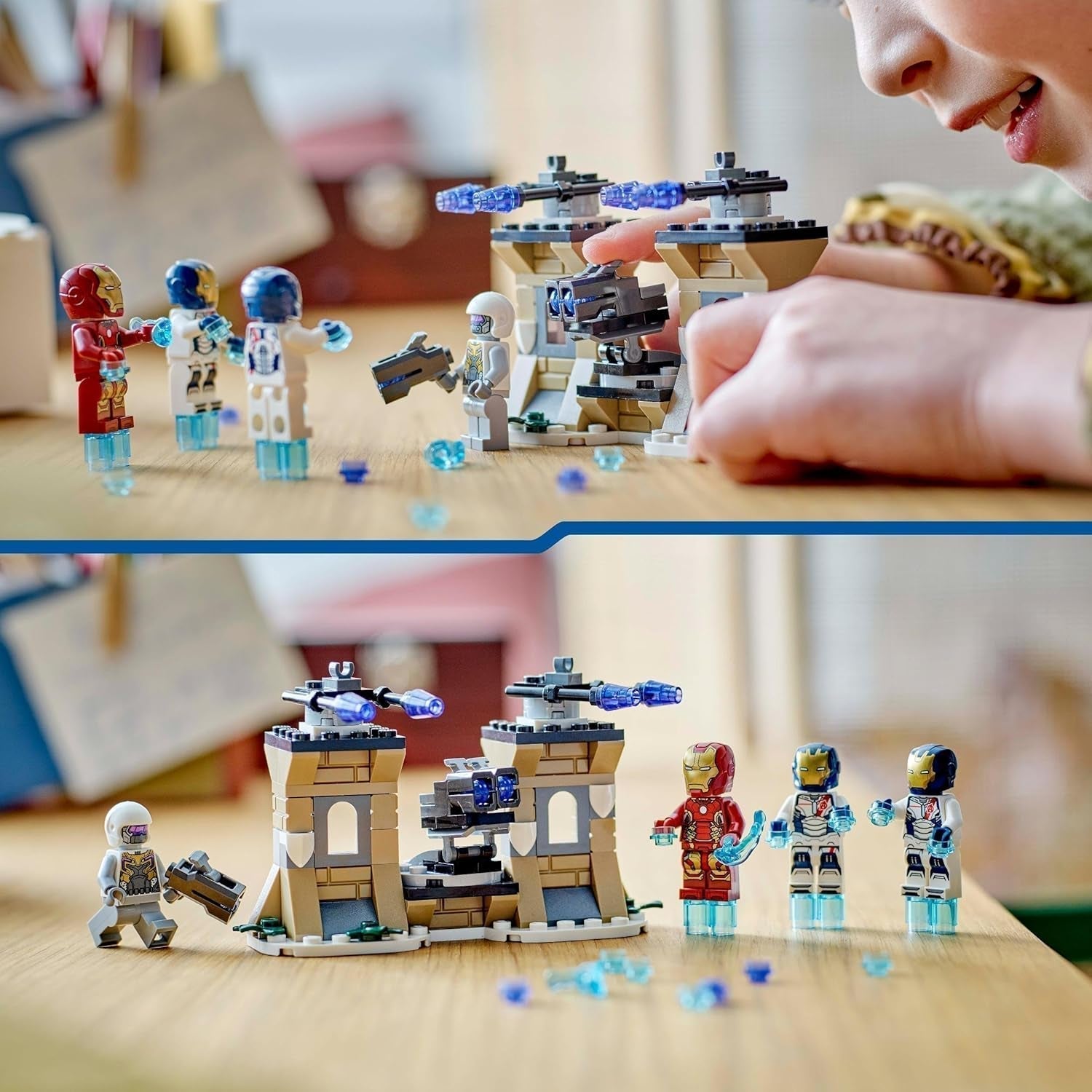 LEGO Marvel Iron Man en Iron Legion vs. Hydra Soldier, Avengers bouwspeelgoed, creatieve speelset voor kinderen en superheldenfans, cadeau voor jongens en meisjes vanaf 6 jaar 76288 Bouwsets Bekijk in LEGO-Store